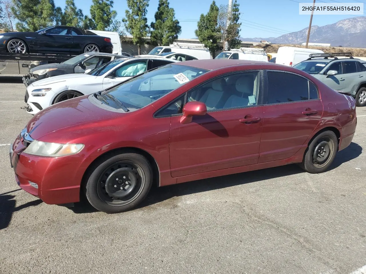 2010 Honda Civic Lx VIN: 2HGFA1F55AH516420 Lot: 79683204