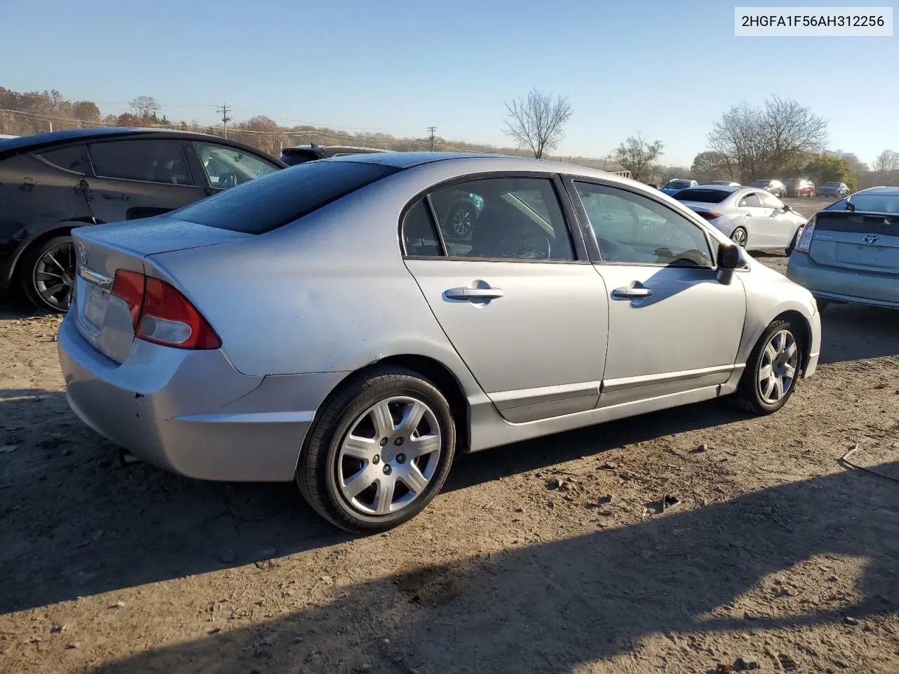 2010 Honda Civic Lx VIN: 2HGFA1F56AH312256 Lot: 80091164