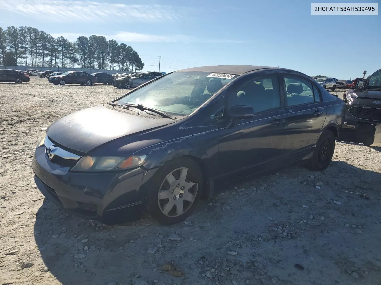 2010 Honda Civic Lx VIN: 2HGFA1F58AH539495 Lot: 80256684