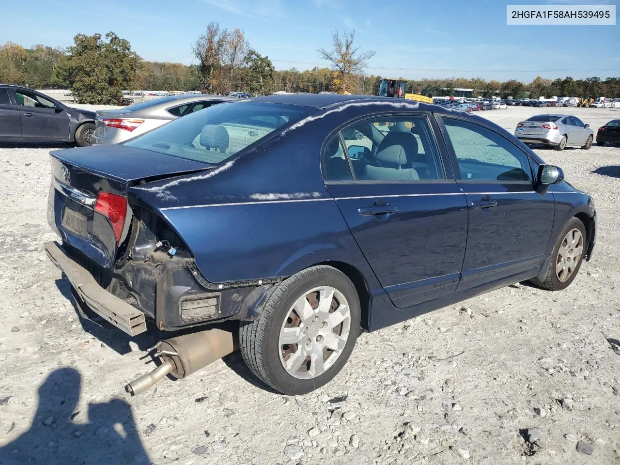 2010 Honda Civic Lx VIN: 2HGFA1F58AH539495 Lot: 80256684