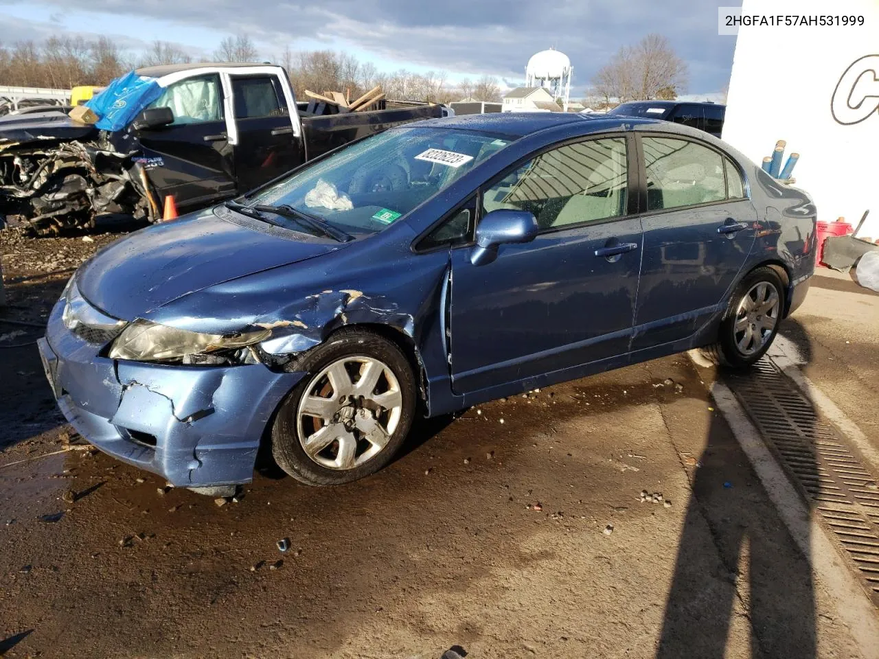 2010 Honda Civic Lx VIN: 2HGFA1F57AH531999 Lot: 82326223