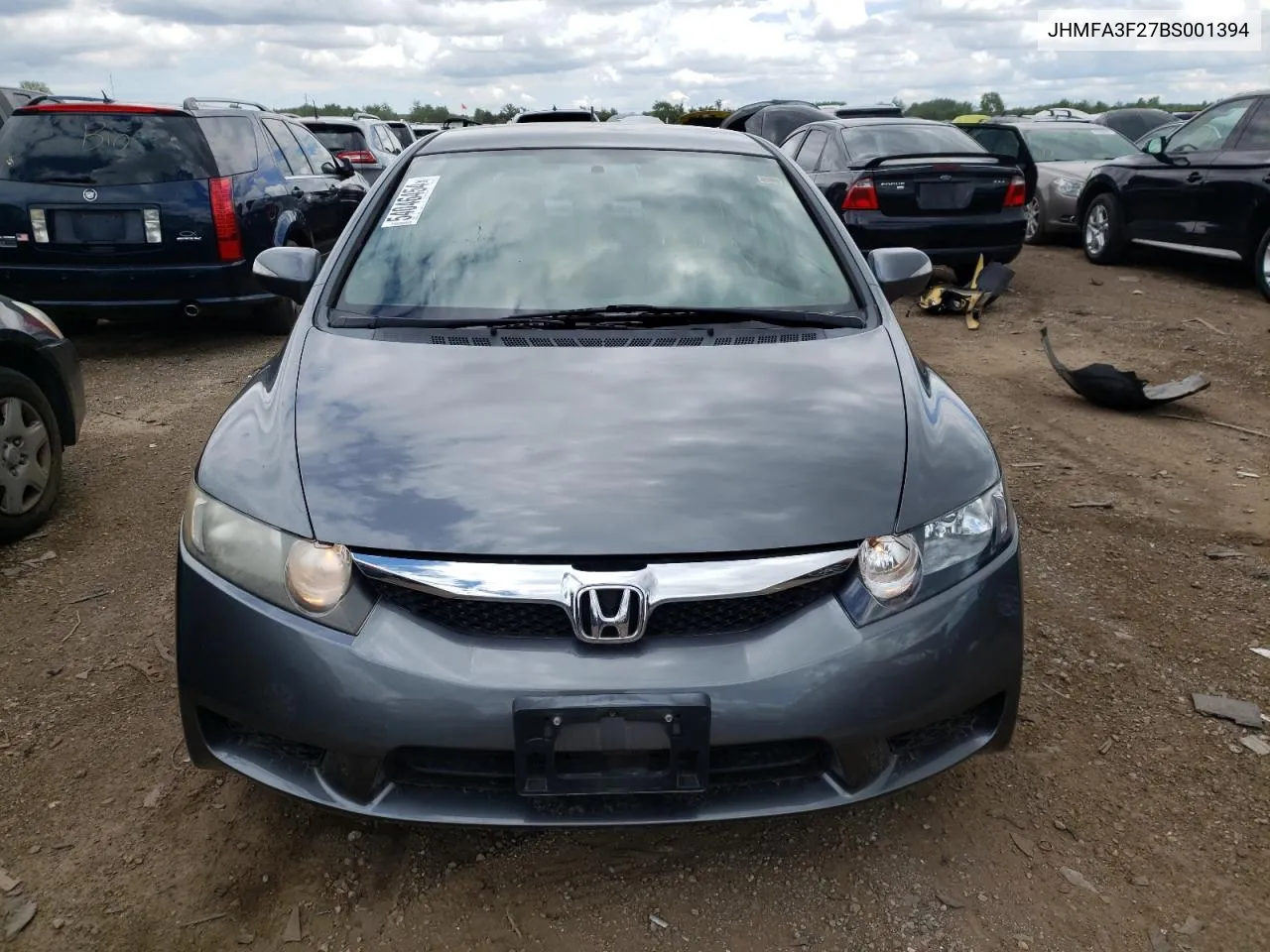 2011 Honda Civic Hybrid VIN: JHMFA3F27BS001394 Lot: 54046454