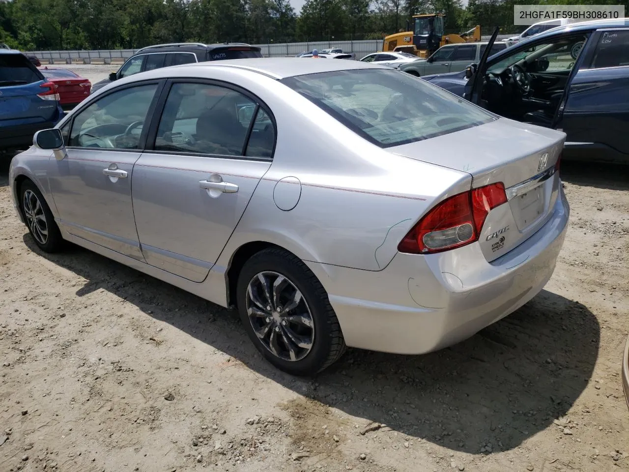 2011 Honda Civic Lx VIN: 2HGFA1F59BH308610 Lot: 64364874