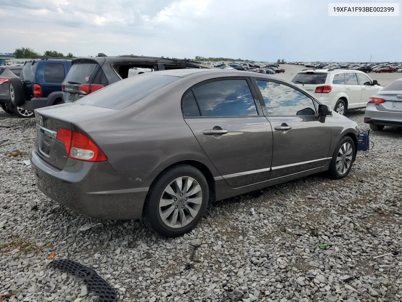 2011 Honda Civic Exl VIN: 19XFA1F93BE002399 Lot: 70047854