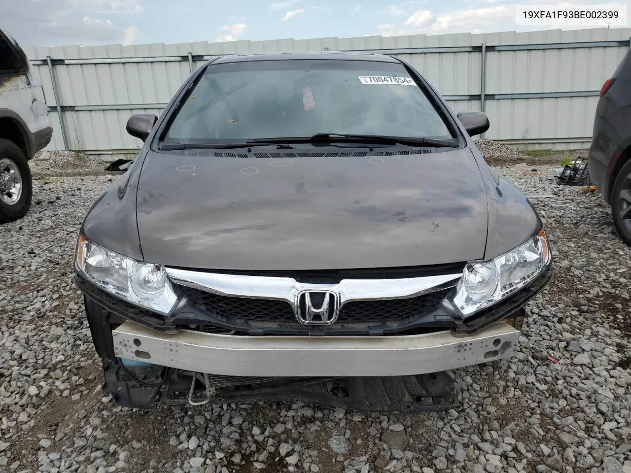 2011 Honda Civic Exl VIN: 19XFA1F93BE002399 Lot: 70047854