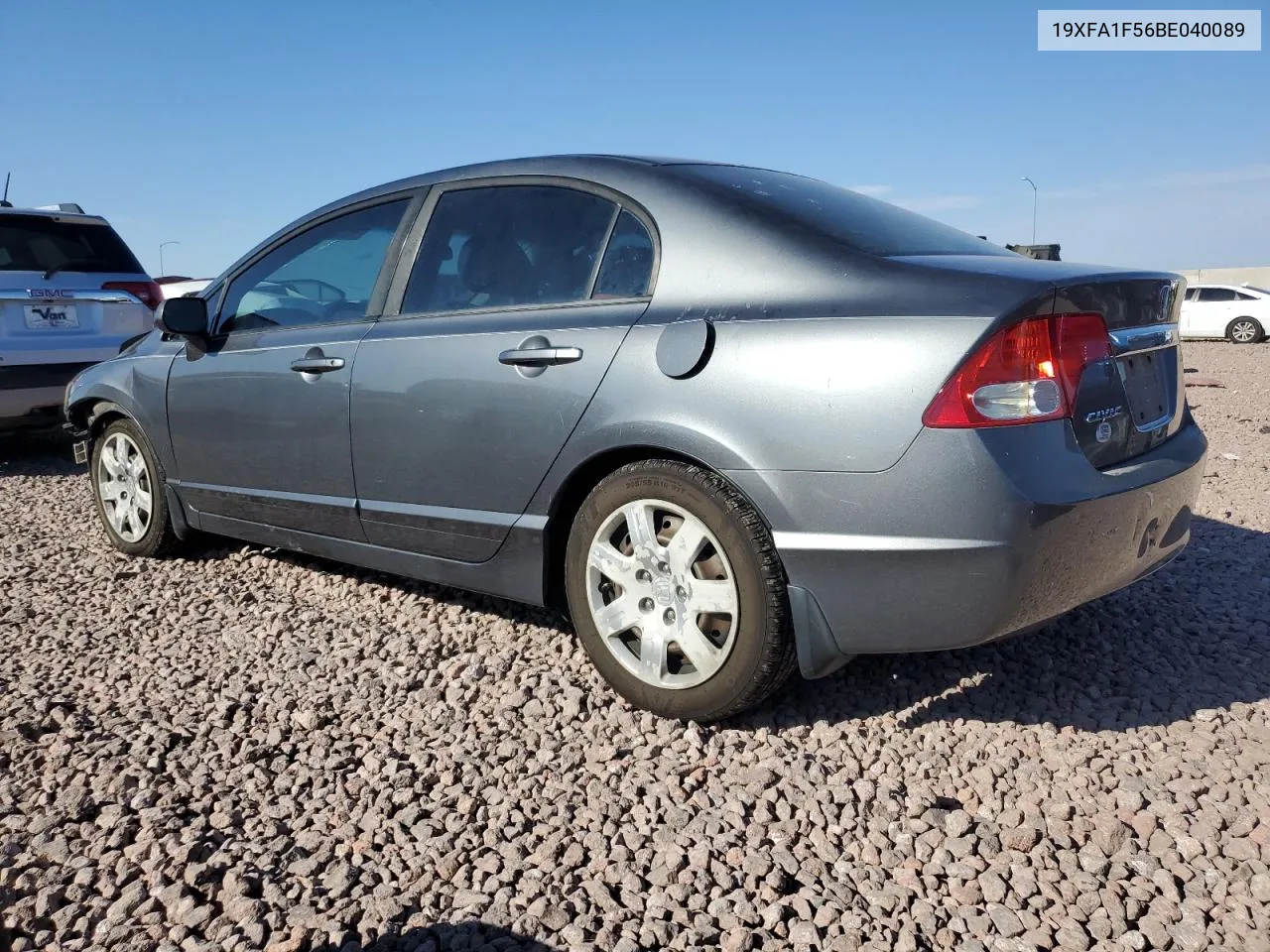 2011 Honda Civic Lx VIN: 19XFA1F56BE040089 Lot: 70232234