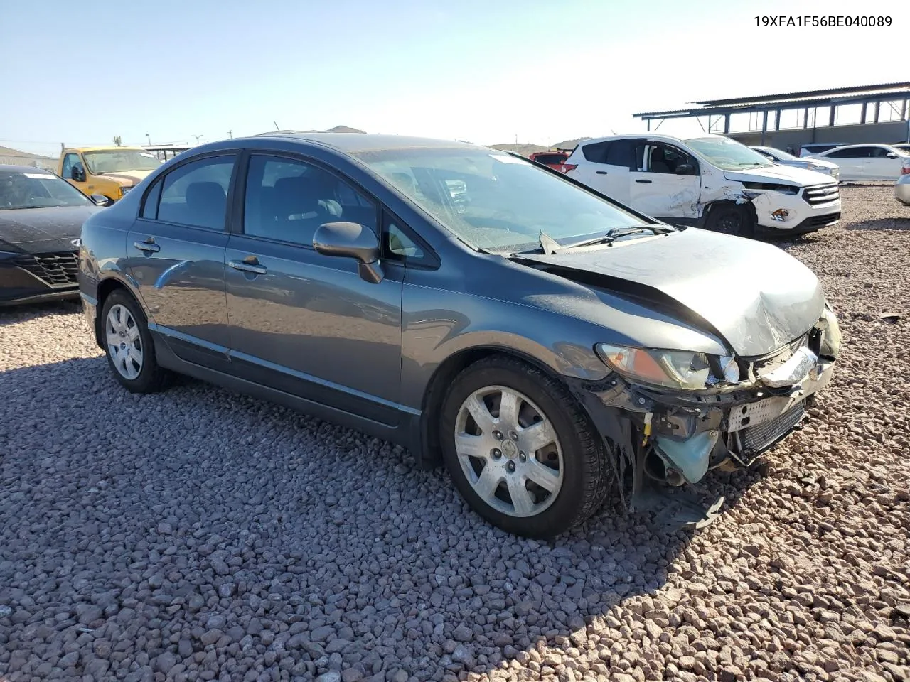 2011 Honda Civic Lx VIN: 19XFA1F56BE040089 Lot: 70232234