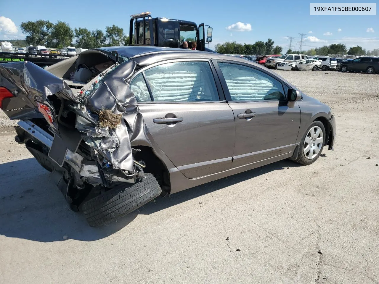 2011 Honda Civic Lx VIN: 19XFA1F50BE000607 Lot: 70377814