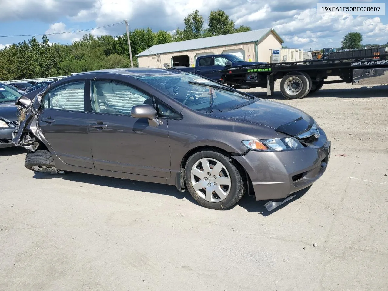 2011 Honda Civic Lx VIN: 19XFA1F50BE000607 Lot: 70377814