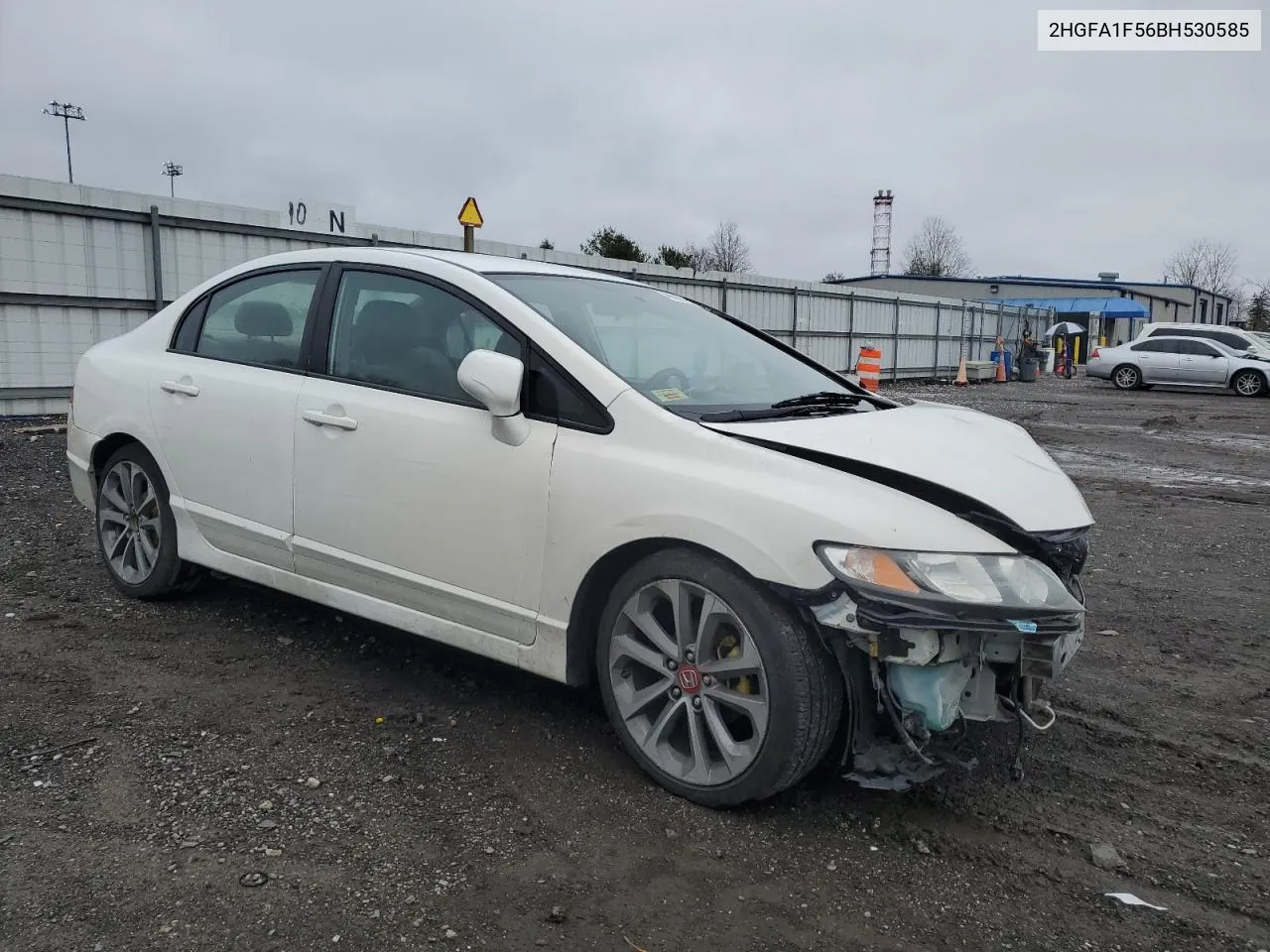 2011 Honda Civic Lx VIN: 2HGFA1F56BH530585 Lot: 71912854