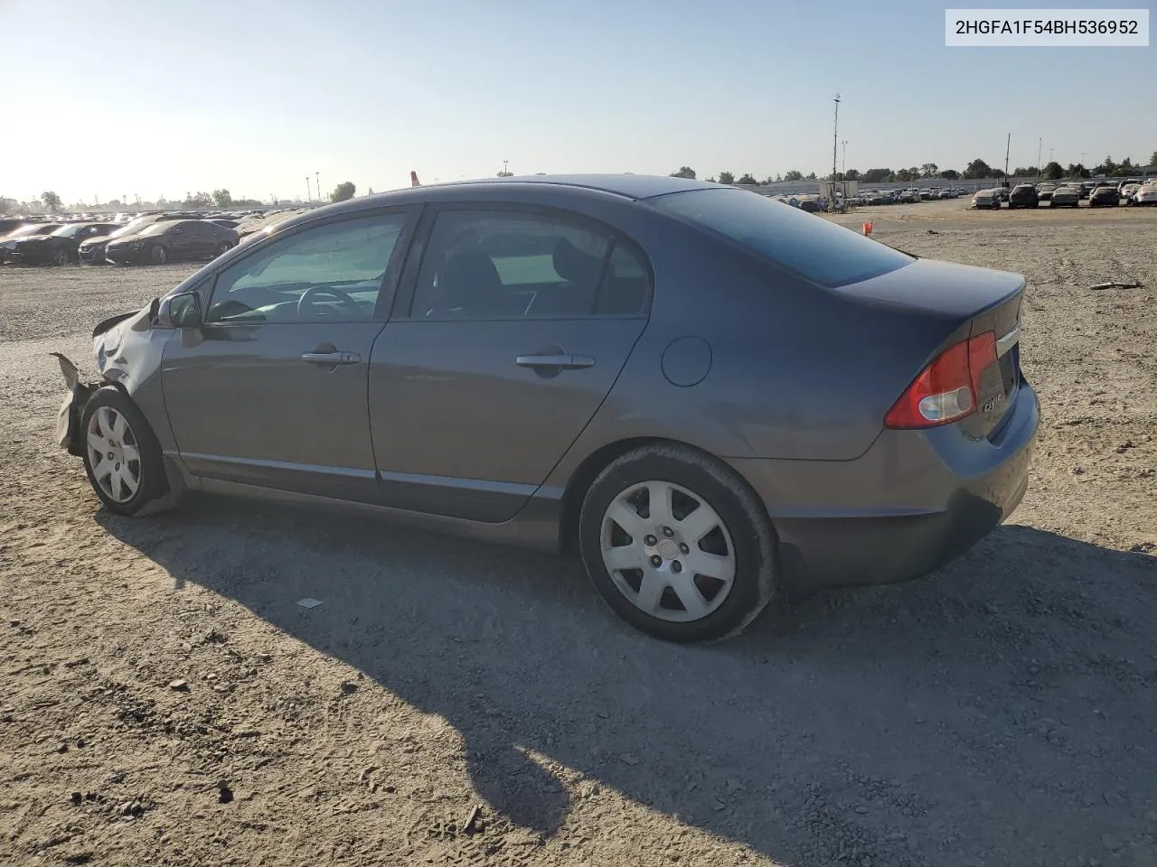 2011 Honda Civic Lx VIN: 2HGFA1F54BH536952 Lot: 73222244