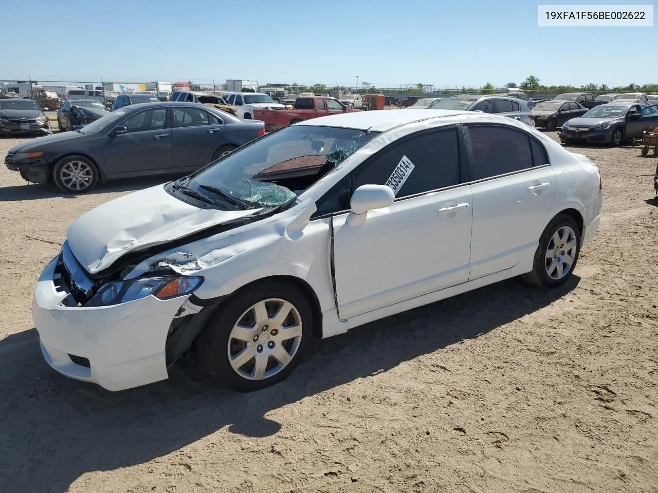 2011 Honda Civic Lx VIN: 19XFA1F56BE002622 Lot: 73350314