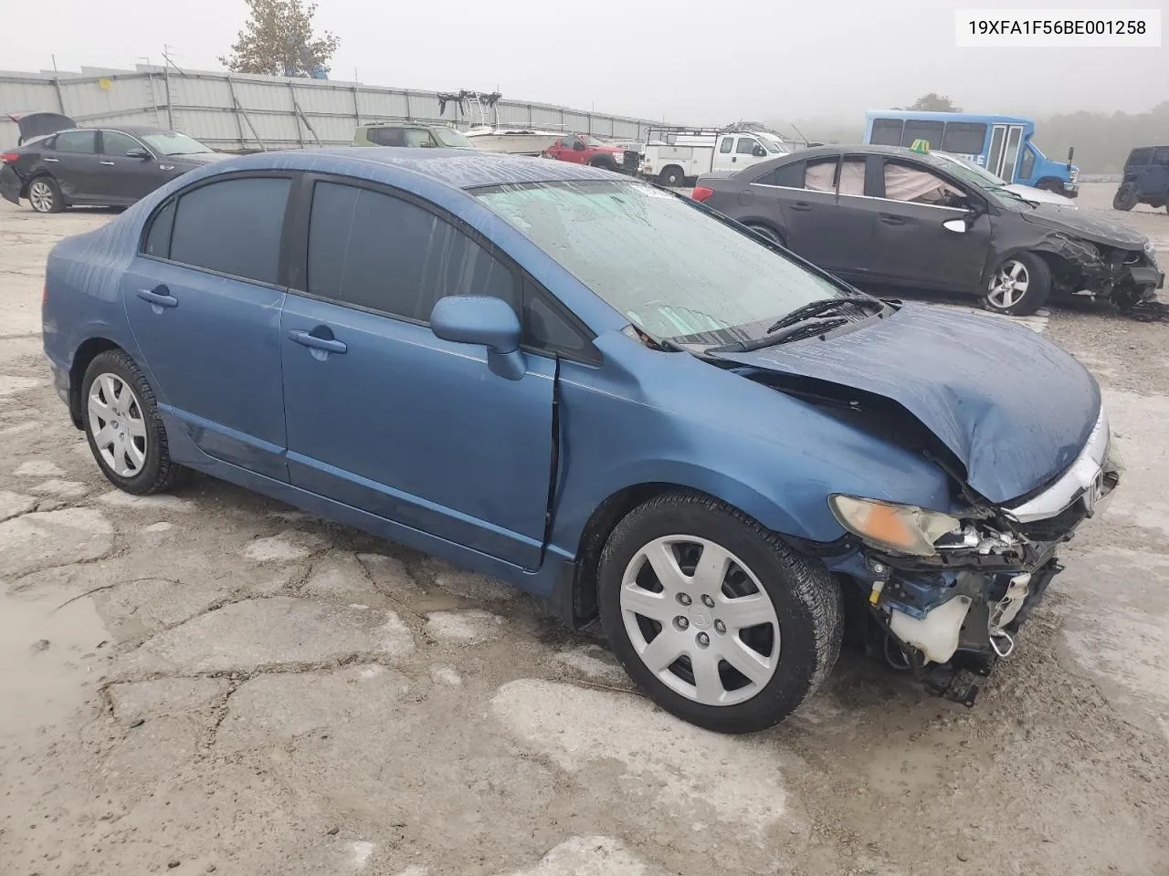 2011 Honda Civic Lx VIN: 19XFA1F56BE001258 Lot: 73488794