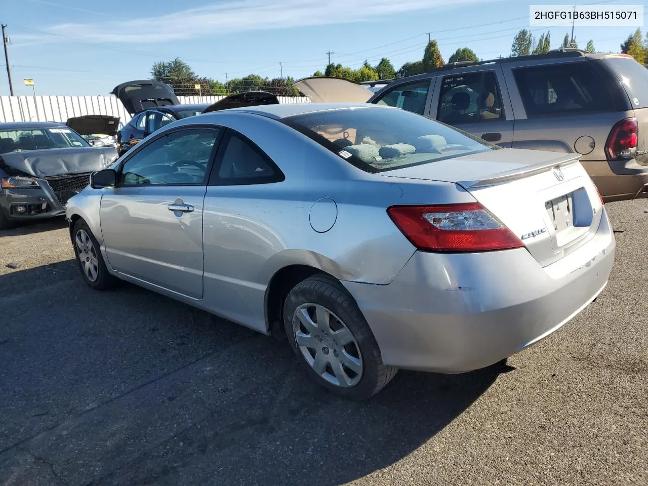 2011 Honda Civic Lx VIN: 2HGFG1B63BH515071 Lot: 73518124