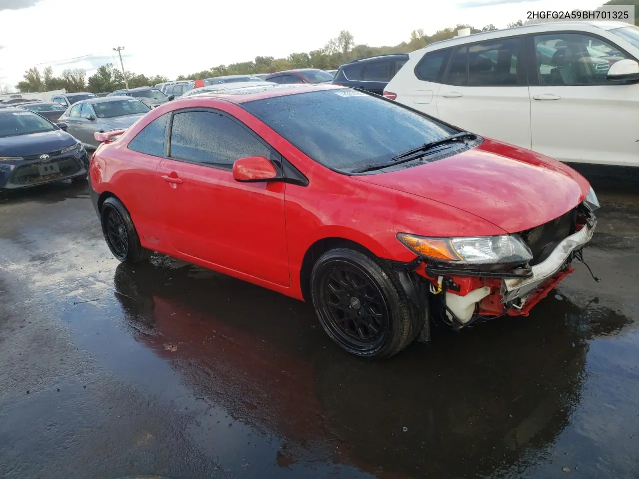 2HGFG2A59BH701325 2011 Honda Civic Si