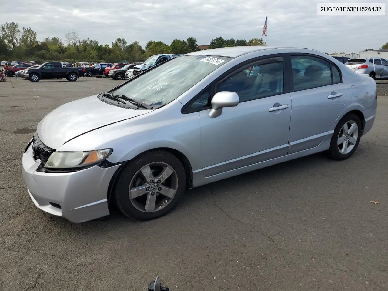 2HGFA1F63BH526437 2011 Honda Civic Lx-S