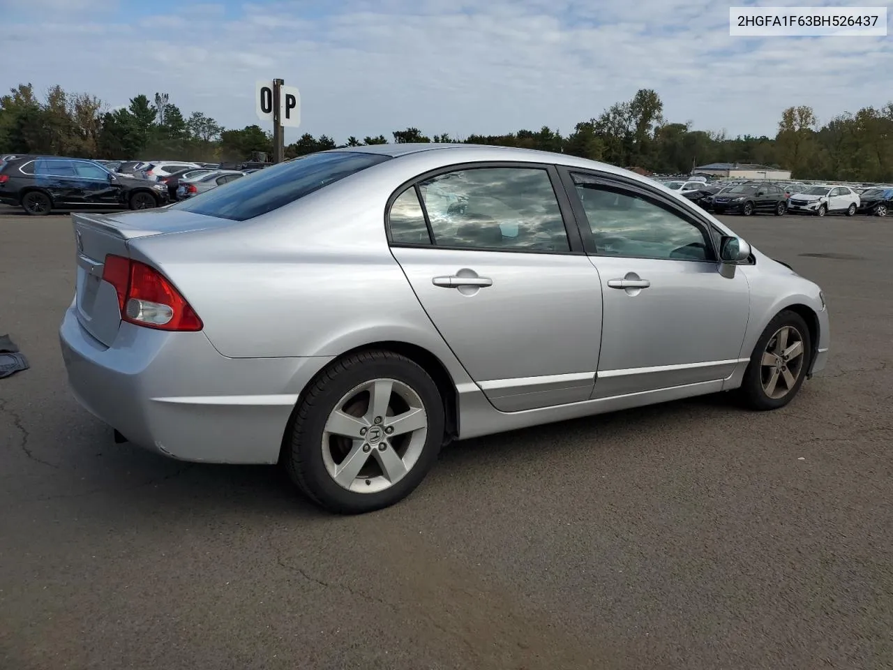 2011 Honda Civic Lx-S VIN: 2HGFA1F63BH526437 Lot: 74328794