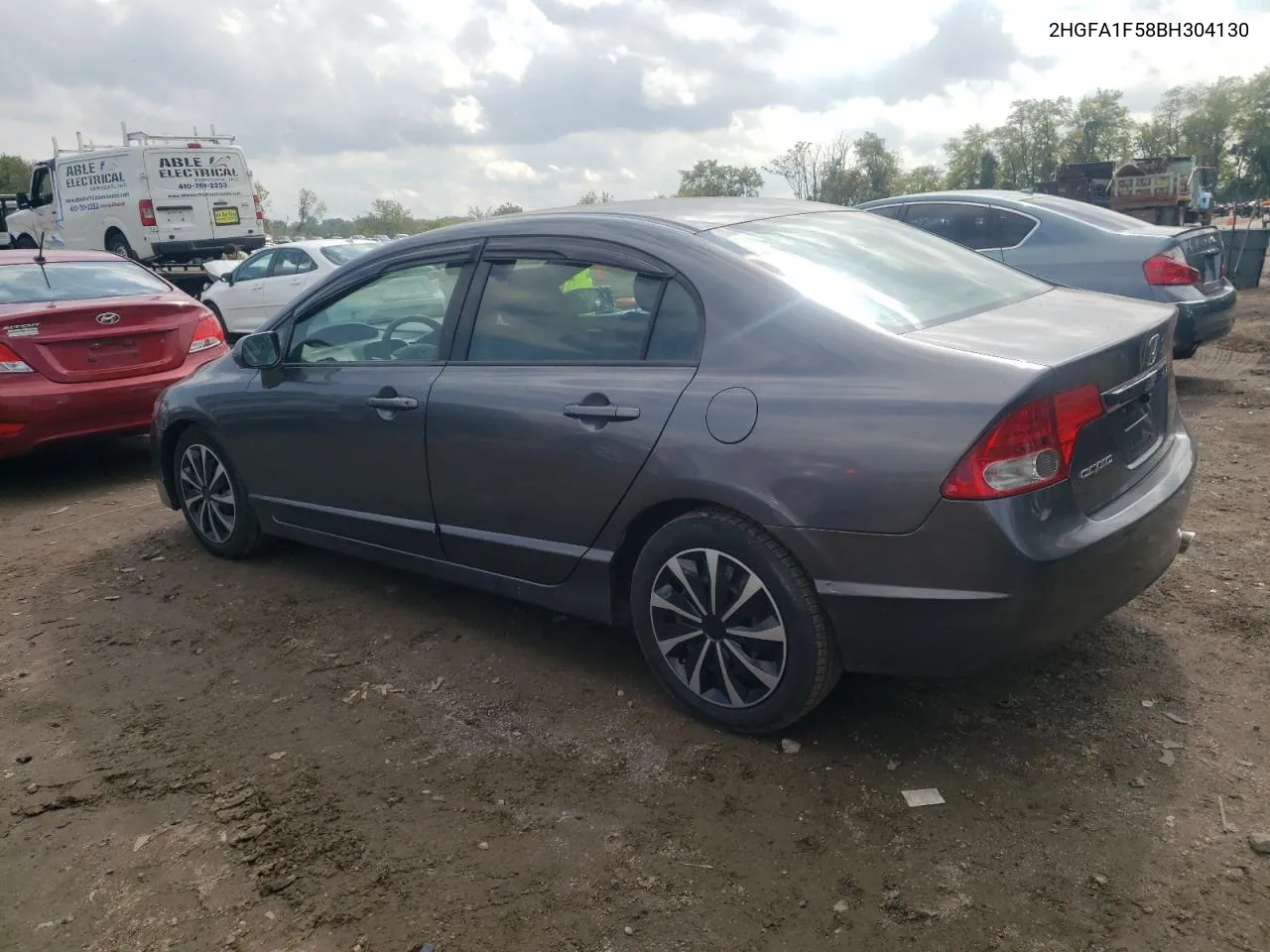 2011 Honda Civic Lx VIN: 2HGFA1F58BH304130 Lot: 74509784