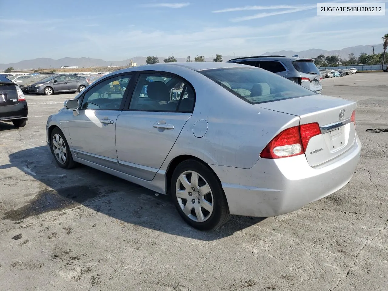 2011 Honda Civic Lx VIN: 2HGFA1F54BH305212 Lot: 74848884