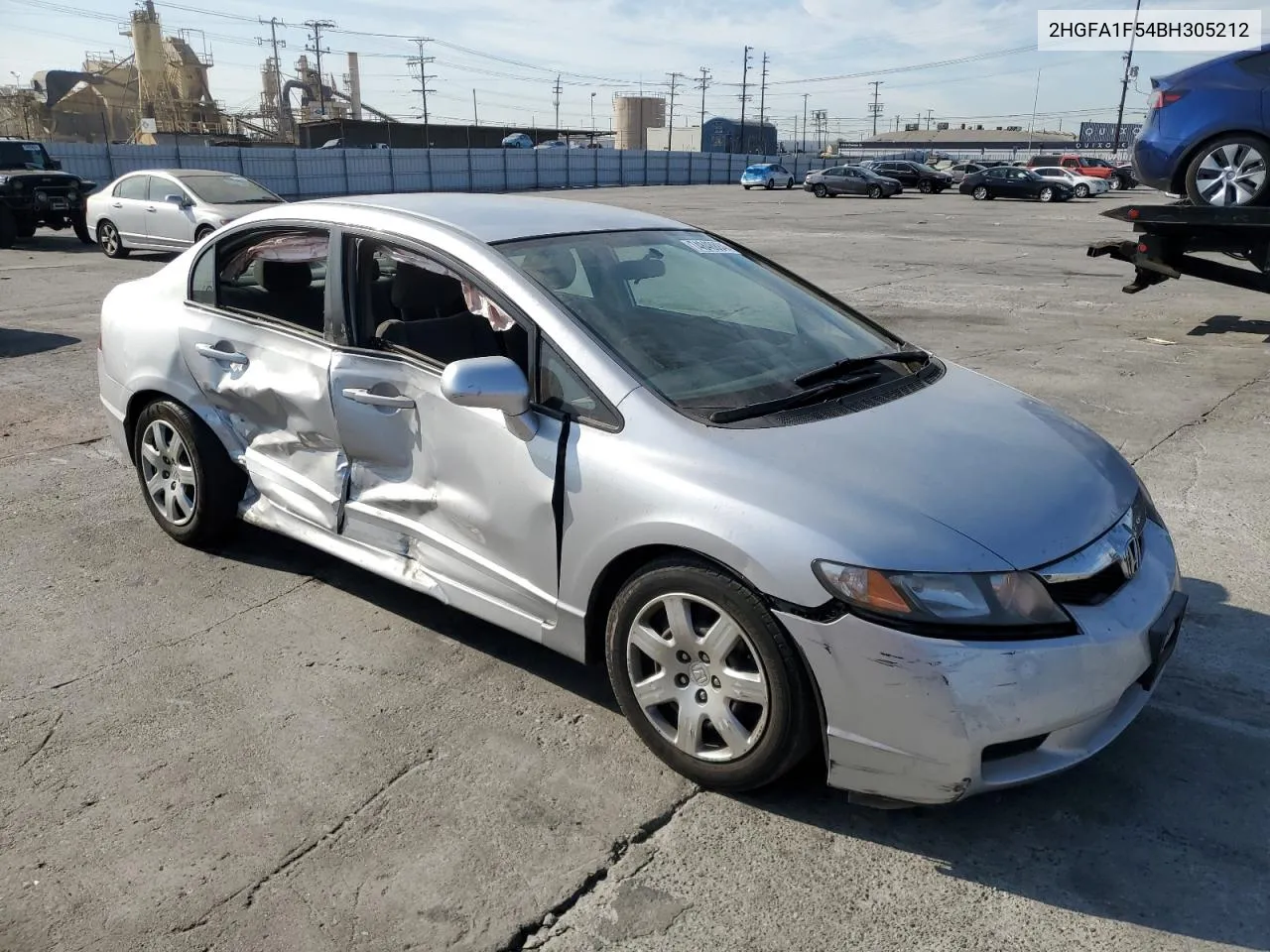 2011 Honda Civic Lx VIN: 2HGFA1F54BH305212 Lot: 74848884