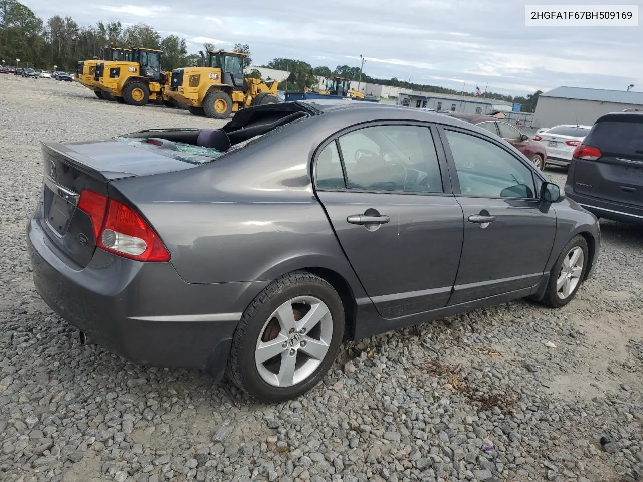 2011 Honda Civic Lx-S VIN: 2HGFA1F67BH509169 Lot: 74851914