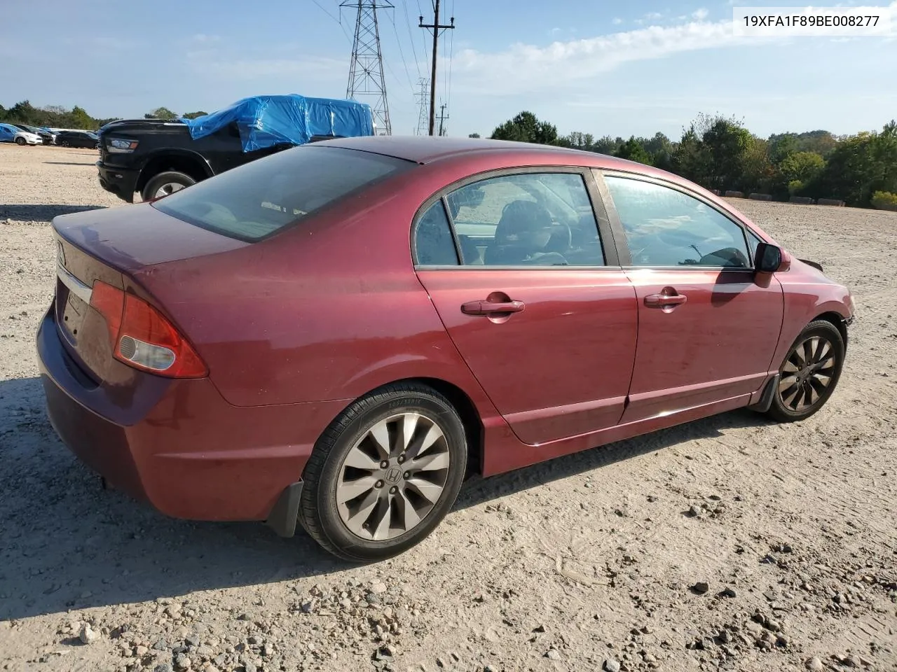 2011 Honda Civic Ex VIN: 19XFA1F89BE008277 Lot: 74984784