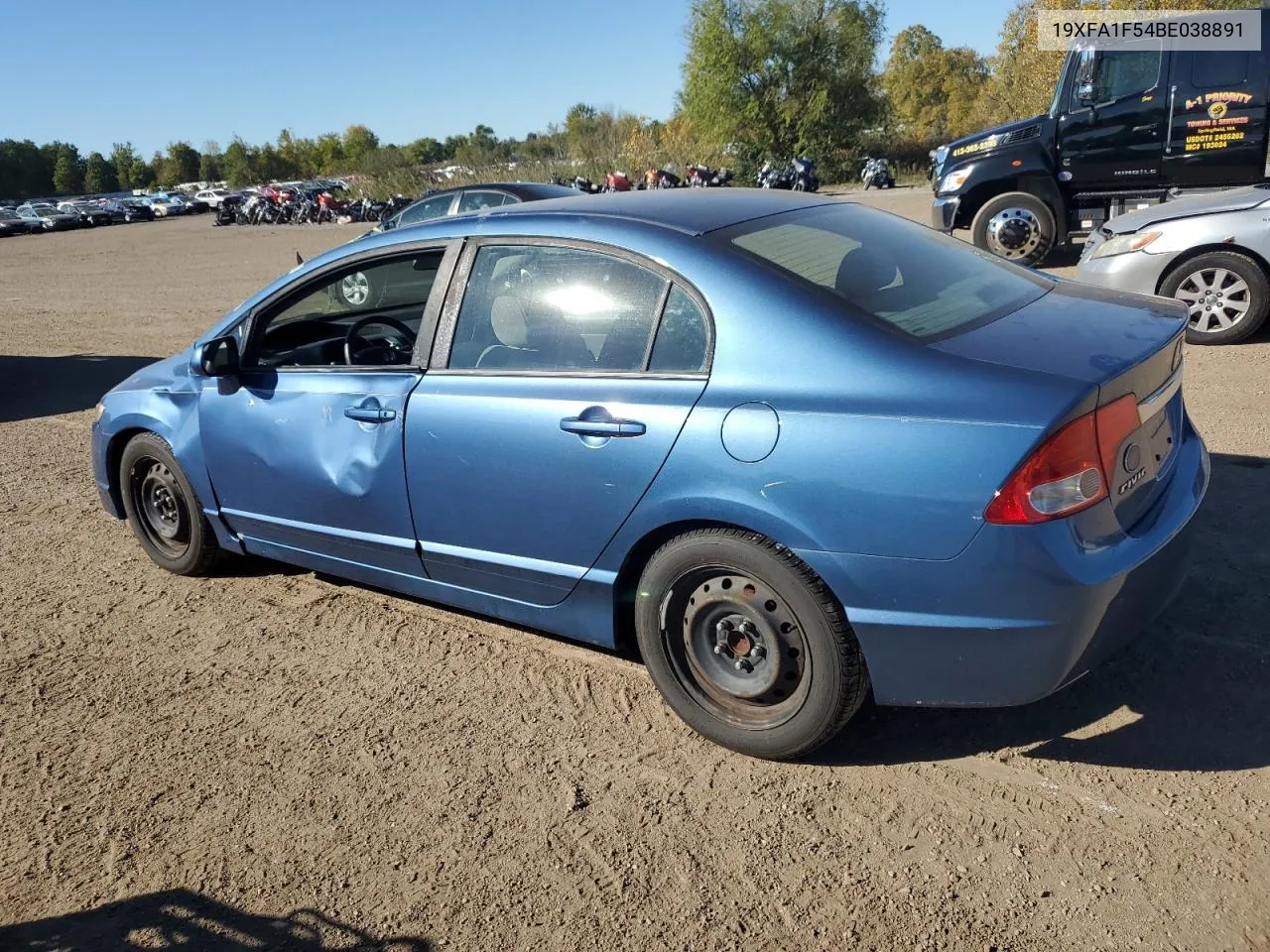 2011 Honda Civic Lx VIN: 19XFA1F54BE038891 Lot: 75478994