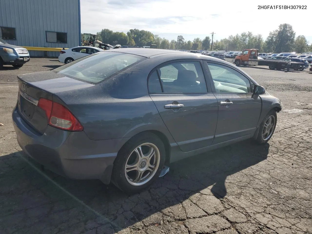 2011 Honda Civic Lx VIN: 2HGFA1F51BH307922 Lot: 75664264