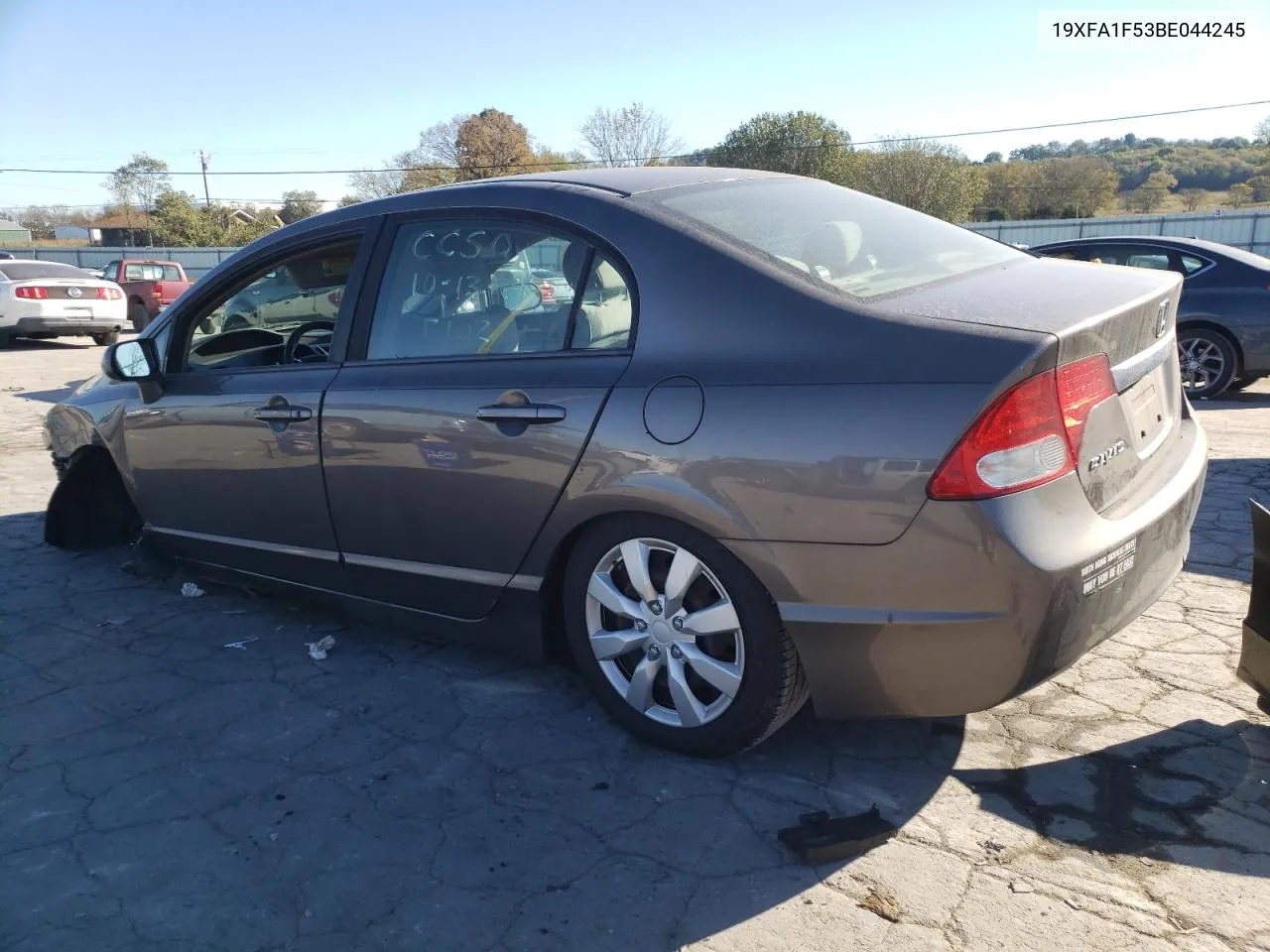 2011 Honda Civic Lx VIN: 19XFA1F53BE044245 Lot: 76208034