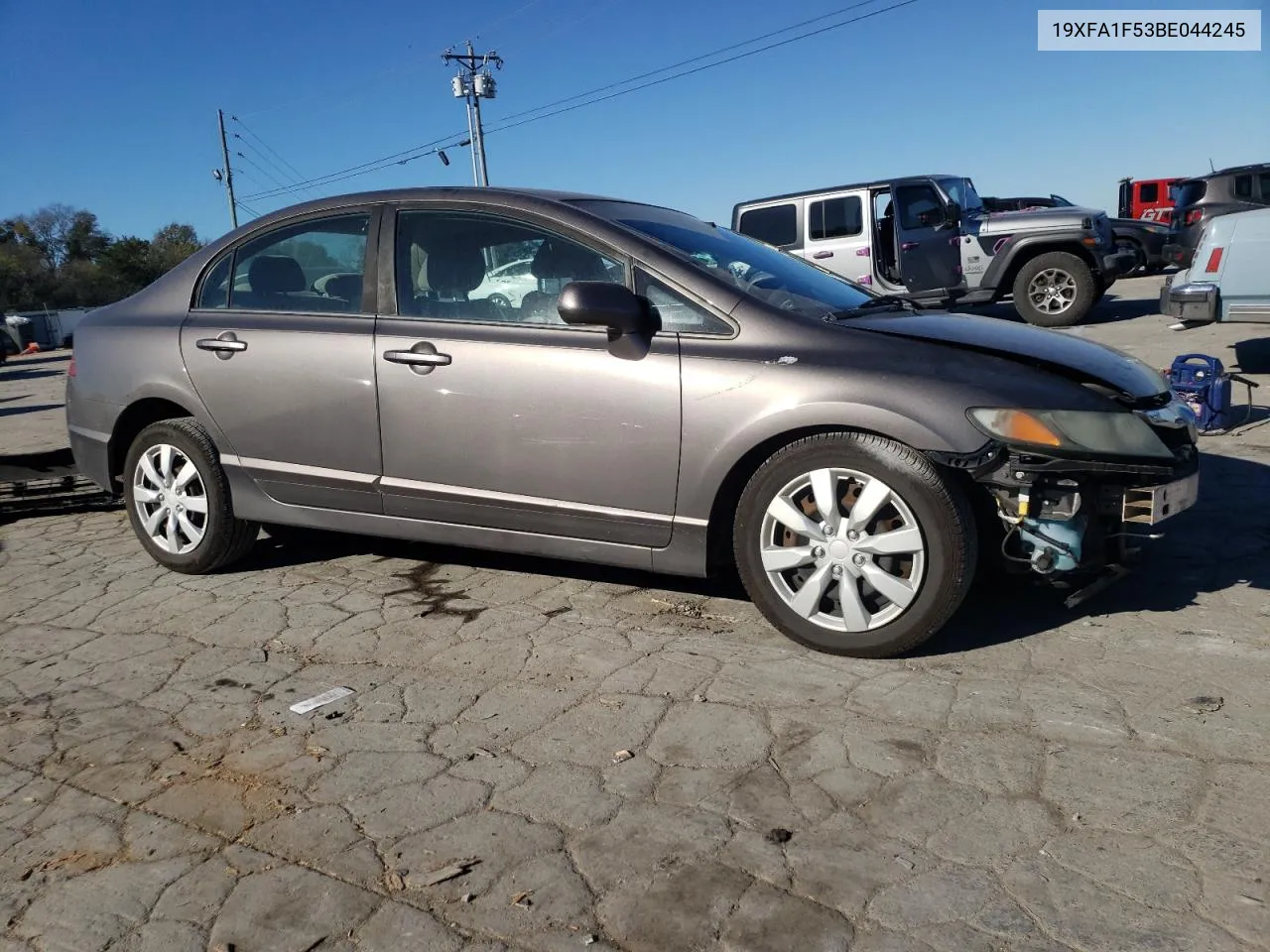 2011 Honda Civic Lx VIN: 19XFA1F53BE044245 Lot: 76208034