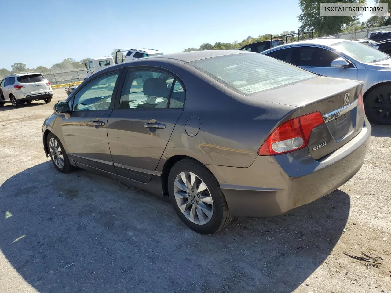 2011 Honda Civic Ex VIN: 19XFA1F89BE013897 Lot: 76472424