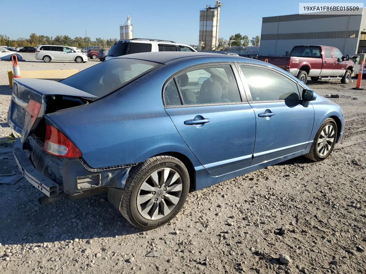 2011 Honda Civic Ex VIN: 19XFA1F86BE015509 Lot: 76498484