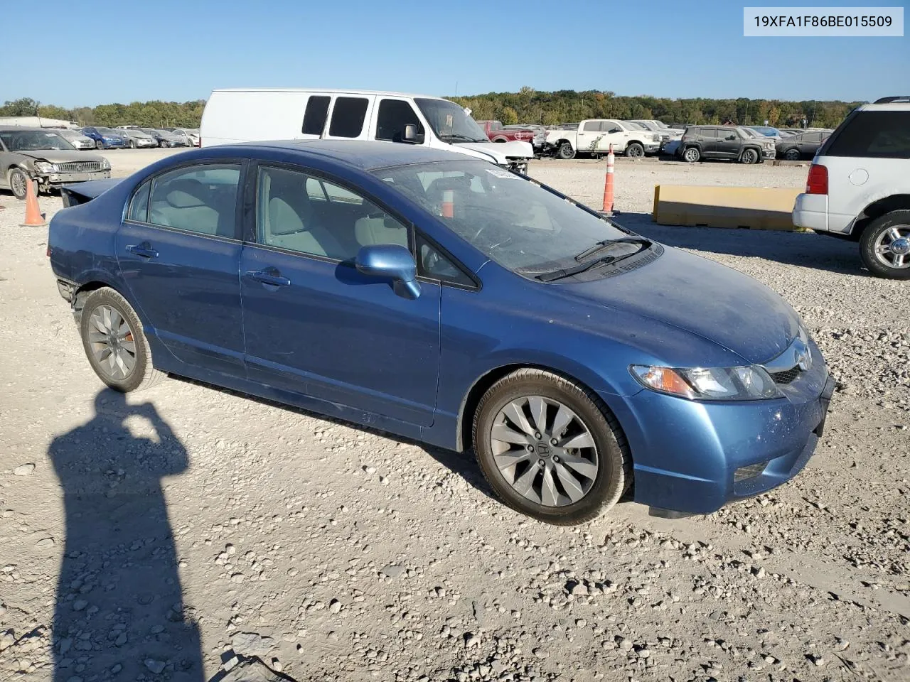 2011 Honda Civic Ex VIN: 19XFA1F86BE015509 Lot: 76498484