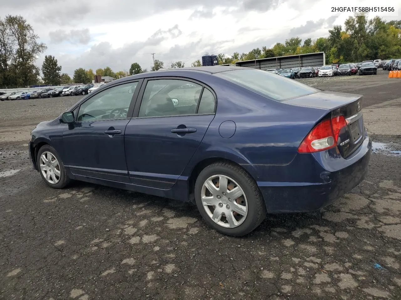 2011 Honda Civic Lx VIN: 2HGFA1F58BH515456 Lot: 76549904