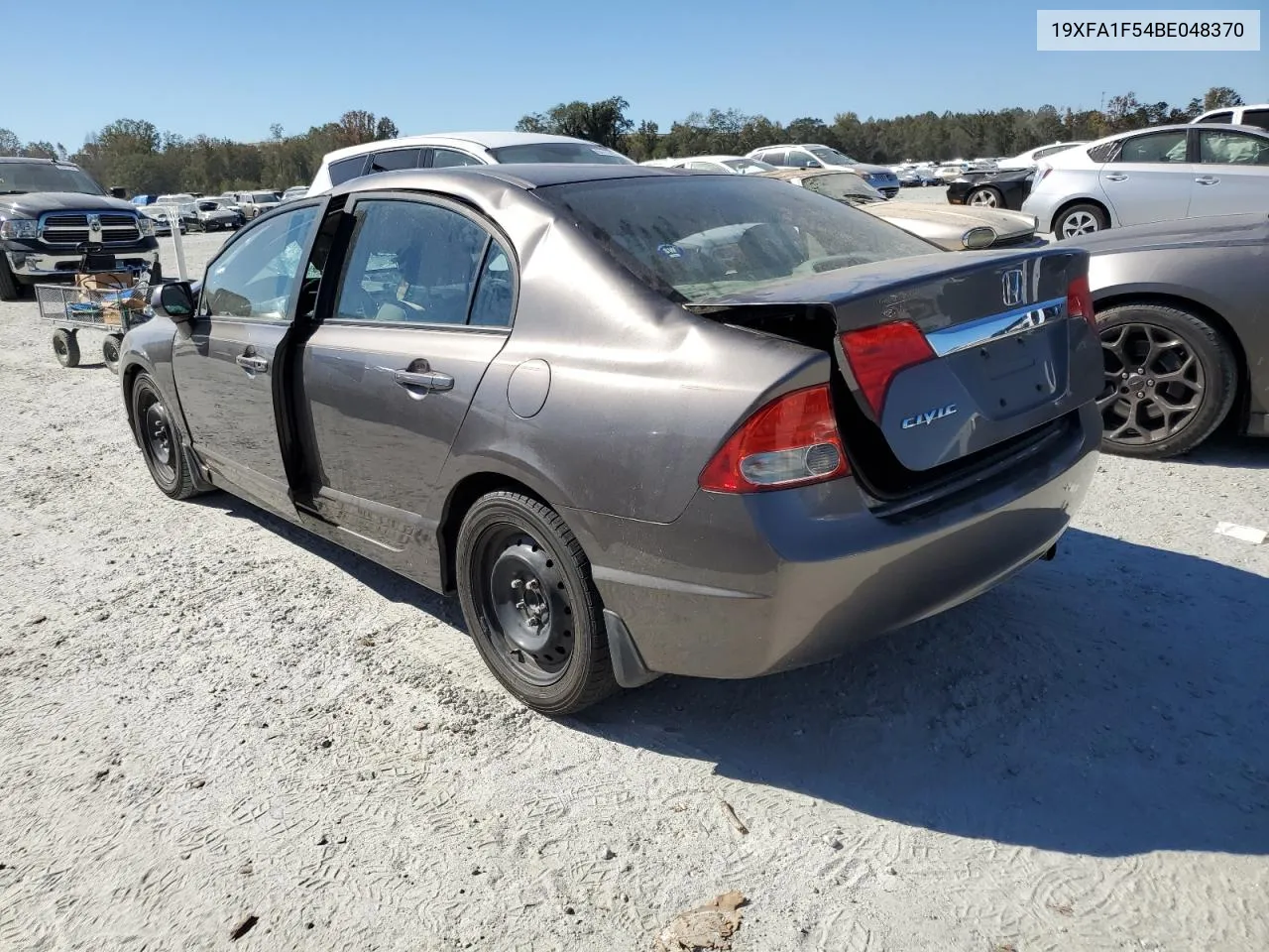 2011 Honda Civic Lx VIN: 19XFA1F54BE048370 Lot: 77040614