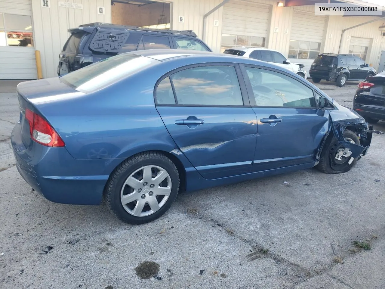 2011 Honda Civic Lx VIN: 19XFA1F5XBE000808 Lot: 77070264