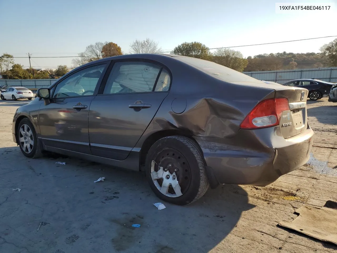 2011 Honda Civic Lx VIN: 19XFA1F54BE046117 Lot: 77712954