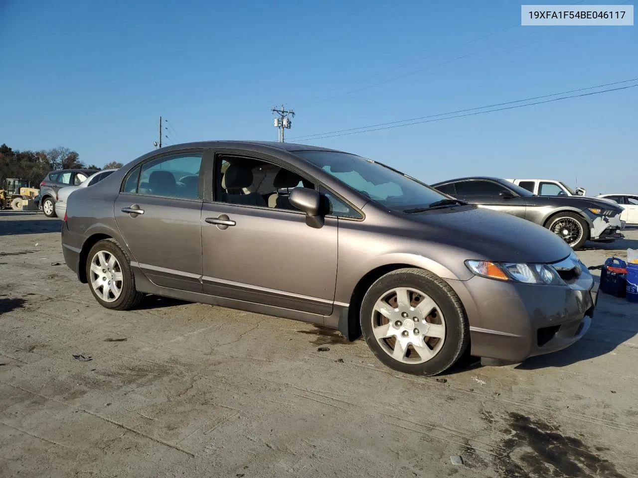 2011 Honda Civic Lx VIN: 19XFA1F54BE046117 Lot: 77712954