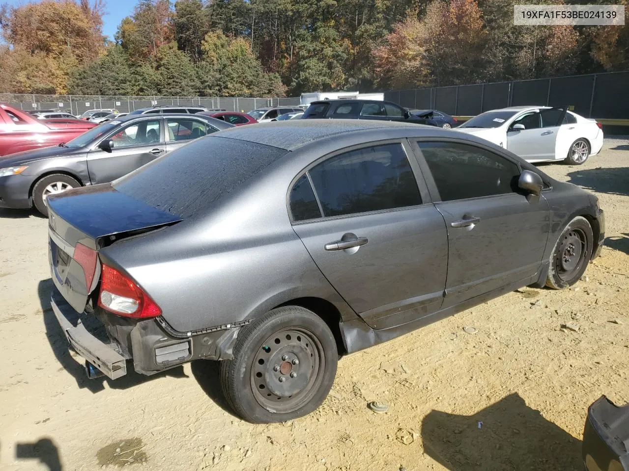 2011 Honda Civic Lx VIN: 19XFA1F53BE024139 Lot: 77907464