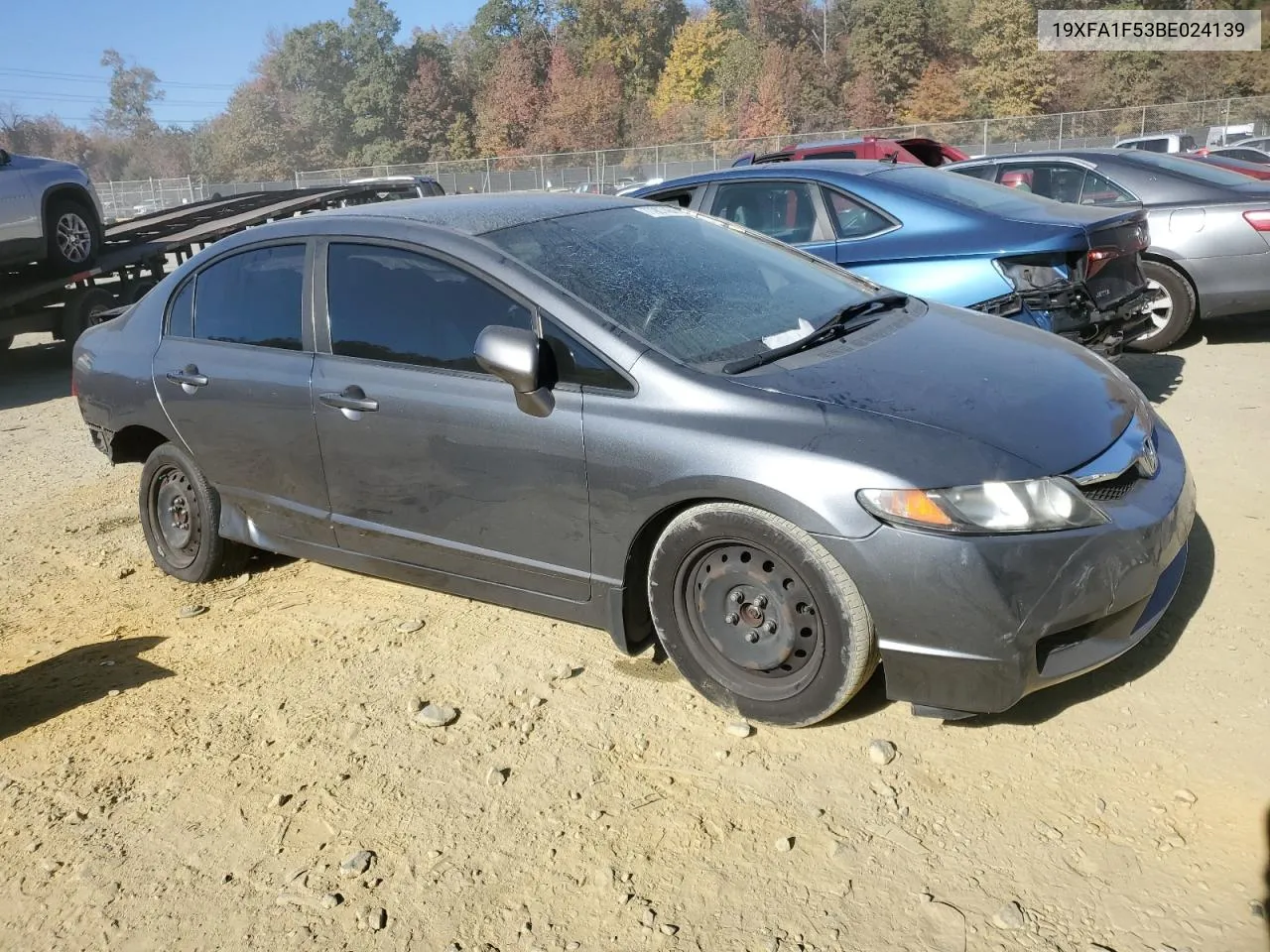 2011 Honda Civic Lx VIN: 19XFA1F53BE024139 Lot: 77907464