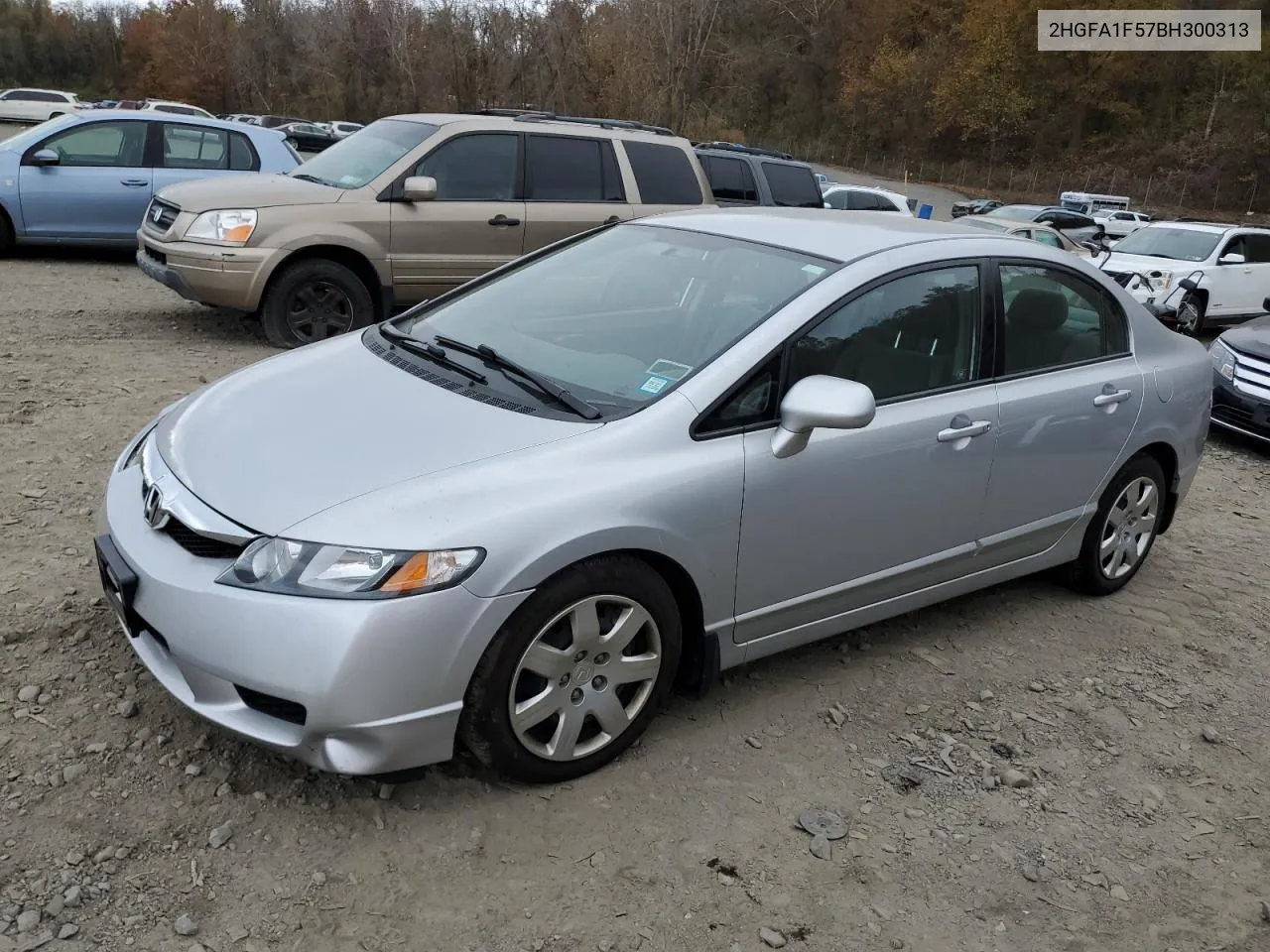 2011 Honda Civic Lx VIN: 2HGFA1F57BH300313 Lot: 78037604