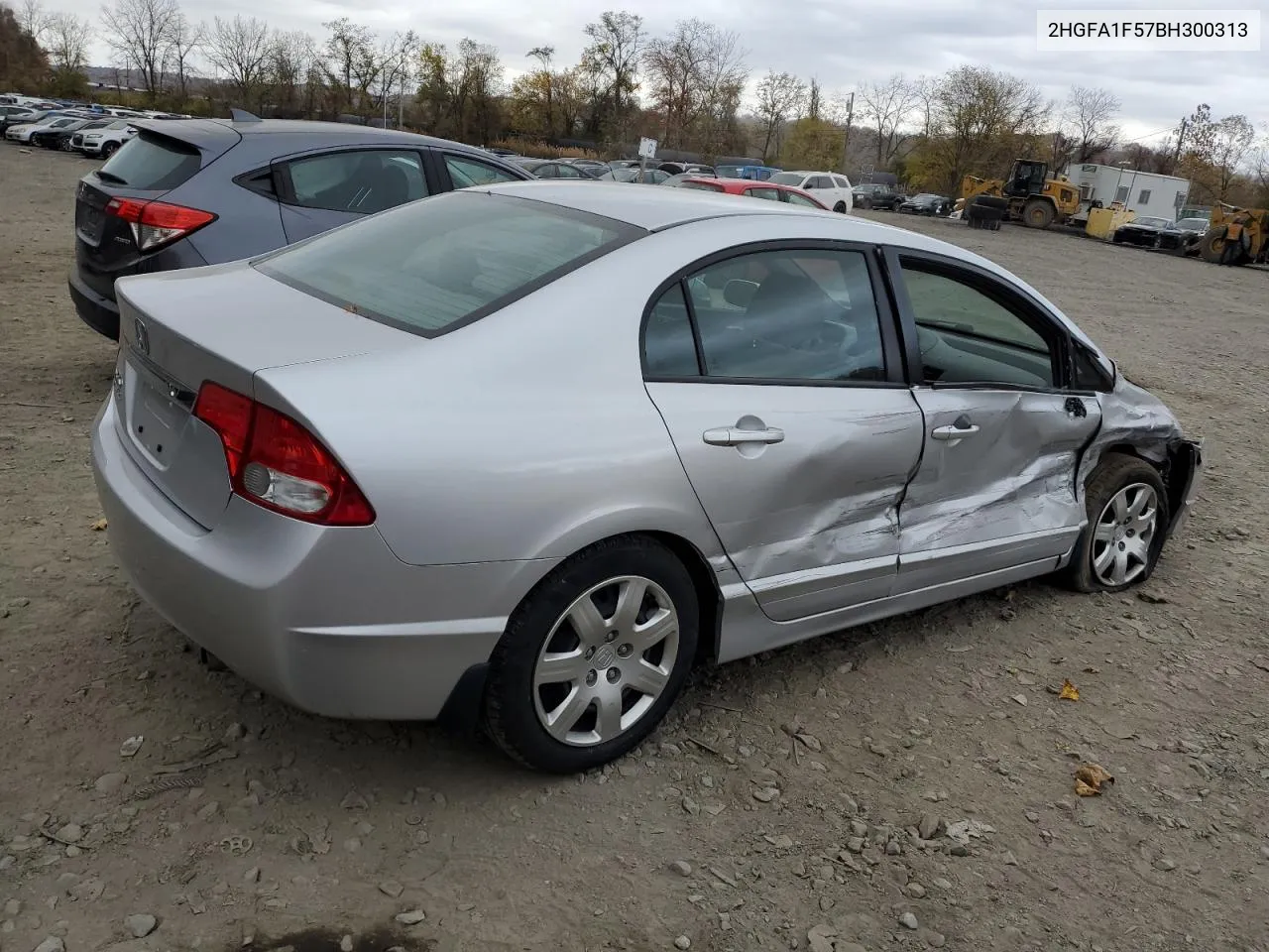 2011 Honda Civic Lx VIN: 2HGFA1F57BH300313 Lot: 78037604