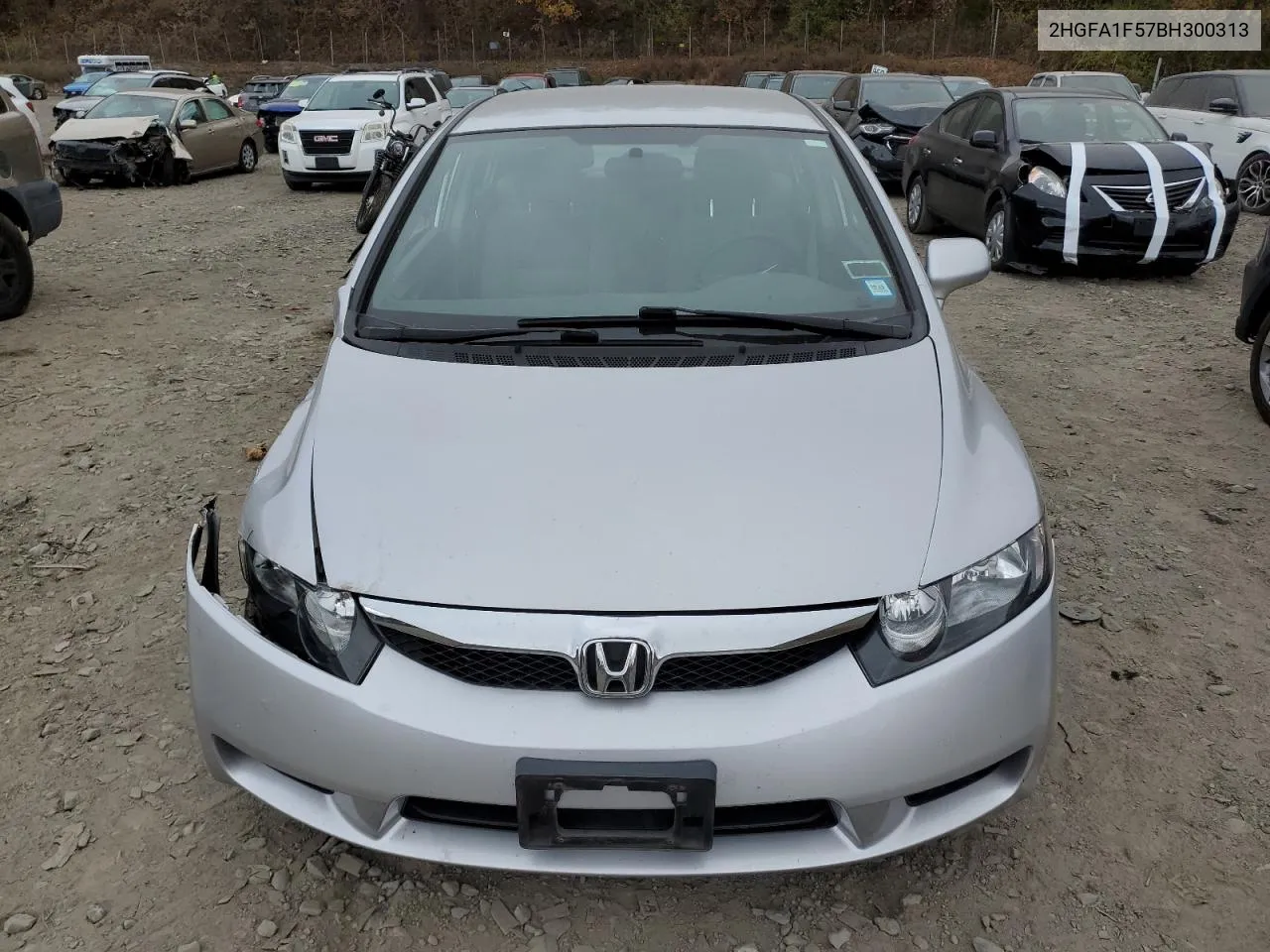 2011 Honda Civic Lx VIN: 2HGFA1F57BH300313 Lot: 78037604