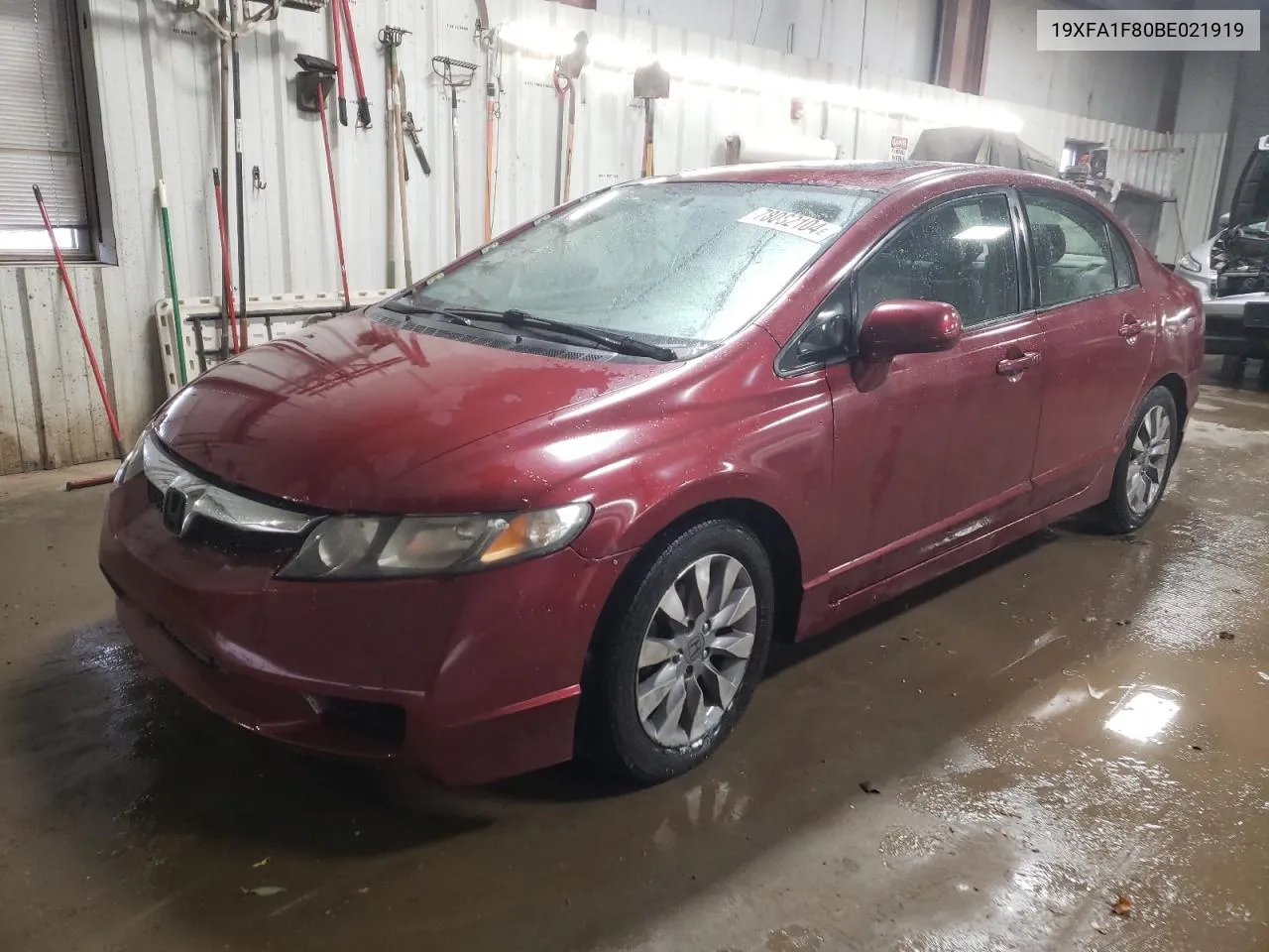 2011 Honda Civic Ex VIN: 19XFA1F80BE021919 Lot: 78082104