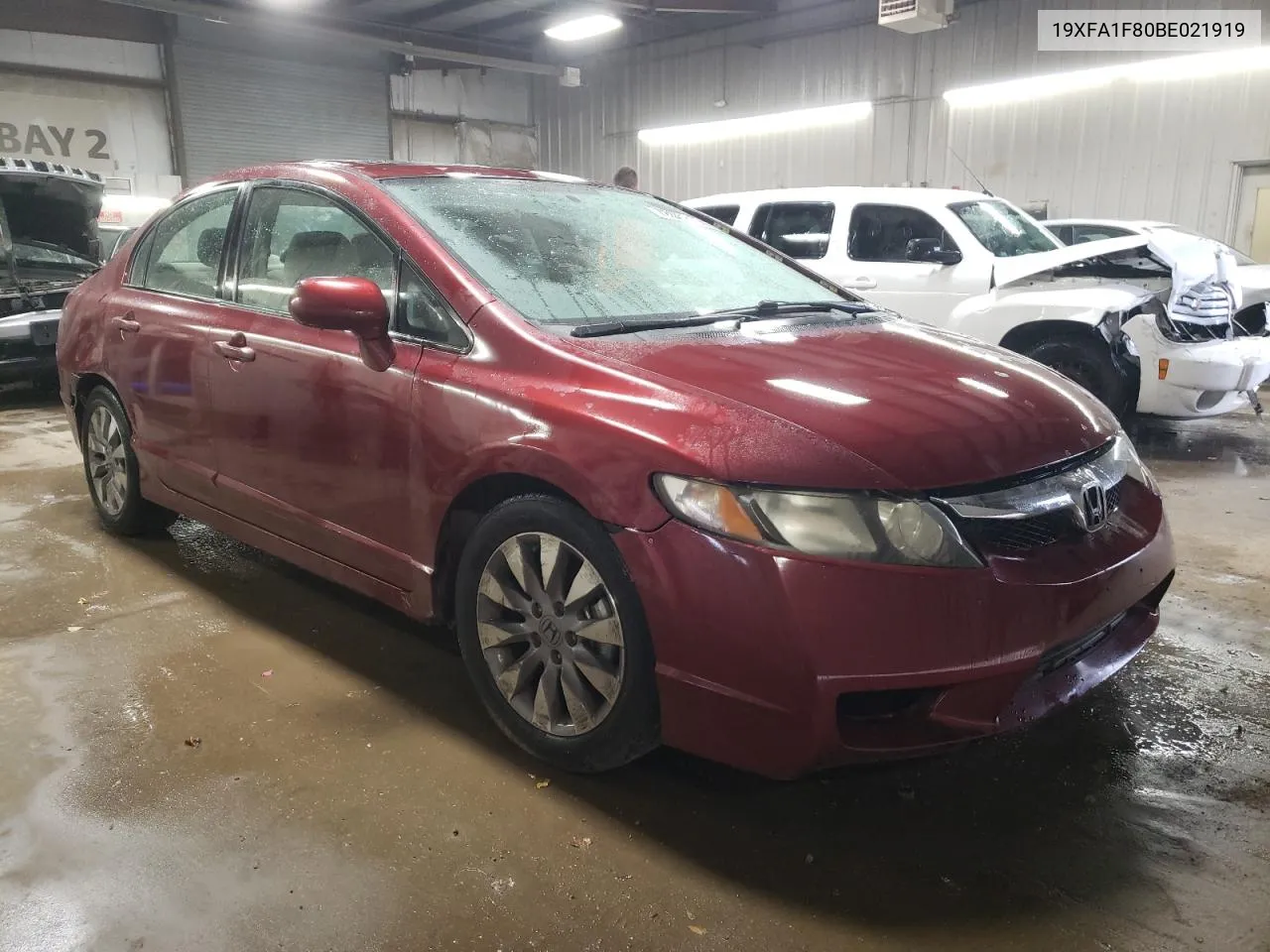 2011 Honda Civic Ex VIN: 19XFA1F80BE021919 Lot: 78082104