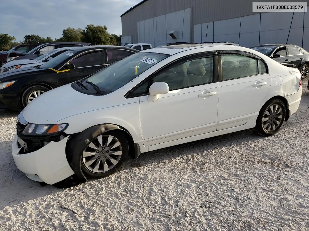 2011 Honda Civic Ex VIN: 19XFA1F80BE003579 Lot: 78425774