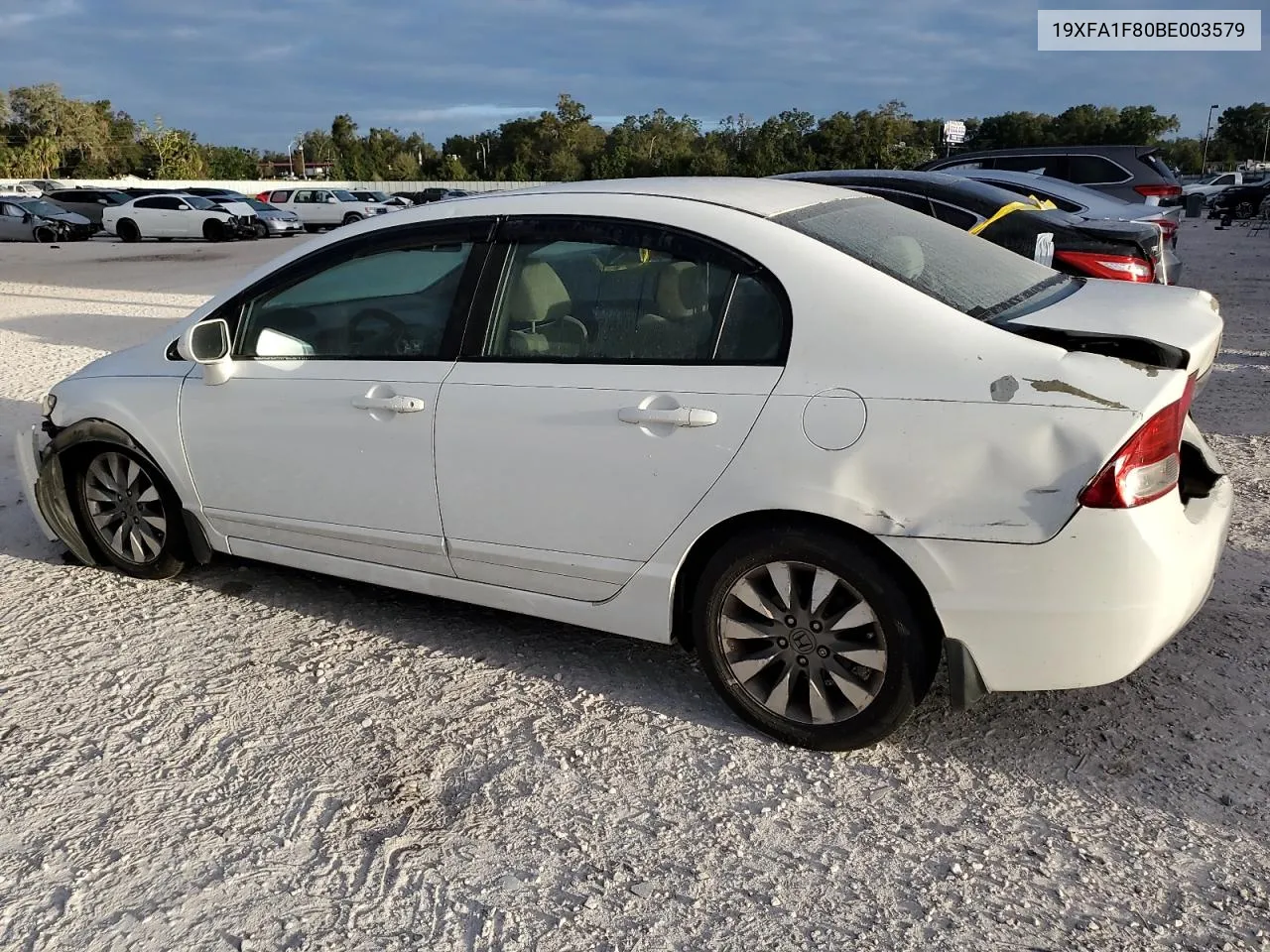 2011 Honda Civic Ex VIN: 19XFA1F80BE003579 Lot: 78425774