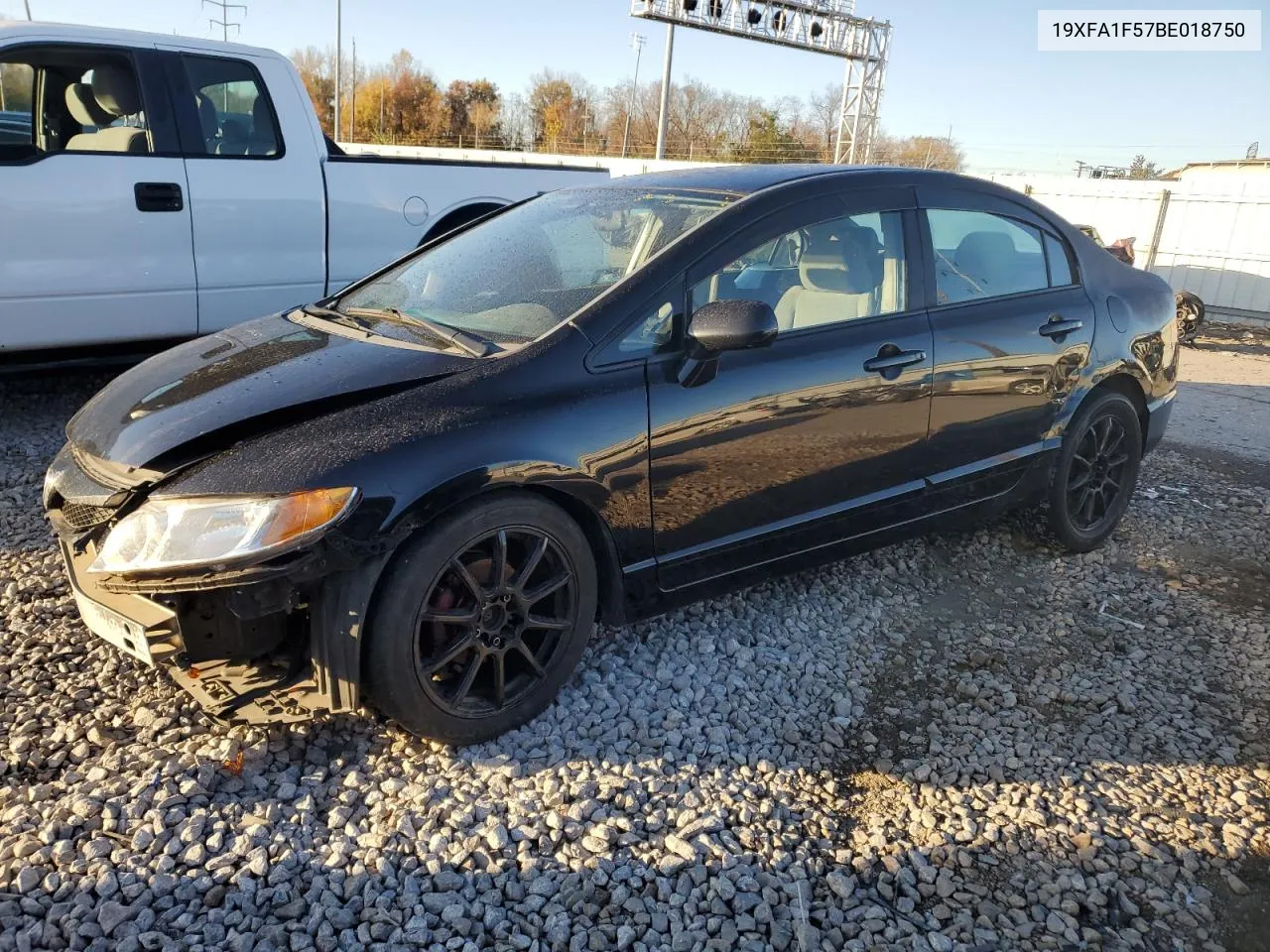 2011 Honda Civic Lx VIN: 19XFA1F57BE018750 Lot: 78505154