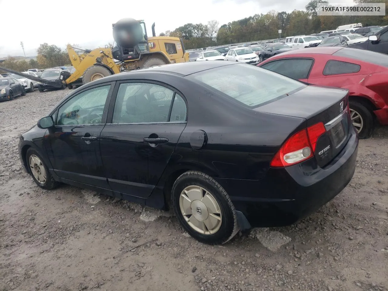 2011 Honda Civic Lx VIN: 19XFA1F59BE002212 Lot: 78666604