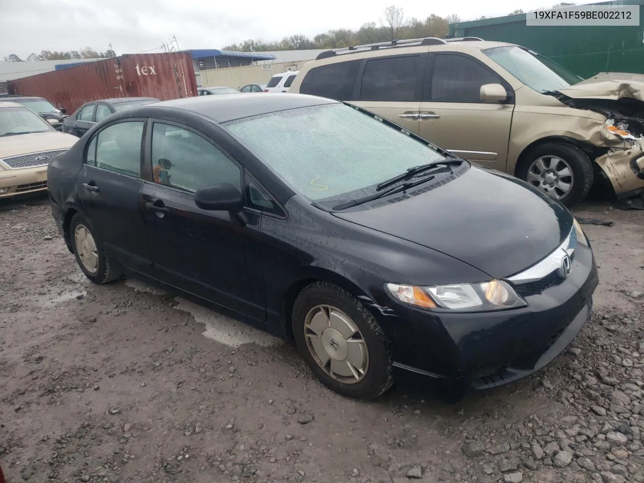 2011 Honda Civic Lx VIN: 19XFA1F59BE002212 Lot: 78666604